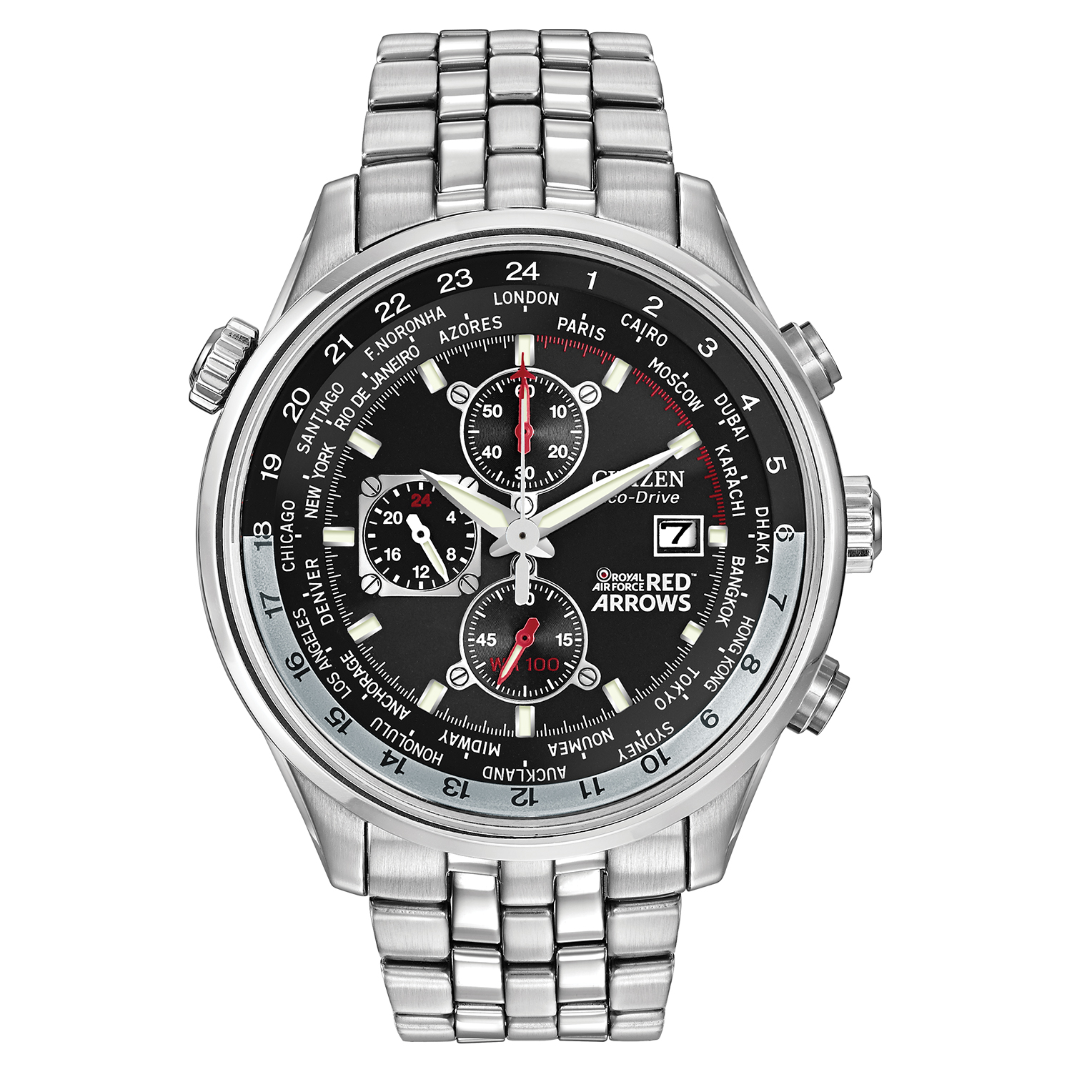 casio red arrows watch